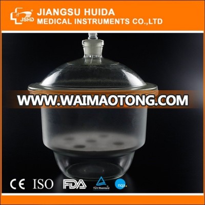 Factory Direct HDA Laboratory Clear Glass 210mm 240mm 300mm Vacuum Desiccator